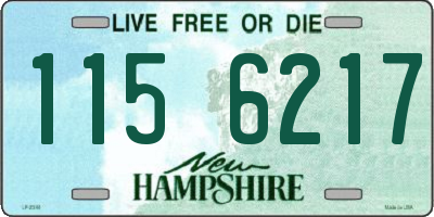 NH license plate 1156217