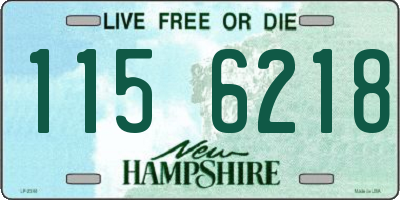 NH license plate 1156218