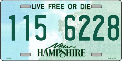NH license plate 1156228
