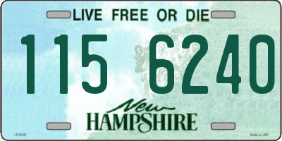 NH license plate 1156240