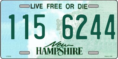 NH license plate 1156244
