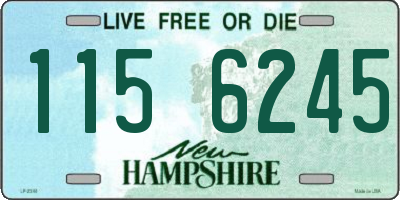 NH license plate 1156245