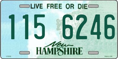 NH license plate 1156246