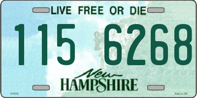 NH license plate 1156268