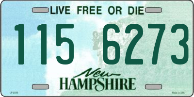 NH license plate 1156273