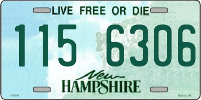 NH license plate 1156306