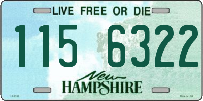 NH license plate 1156322