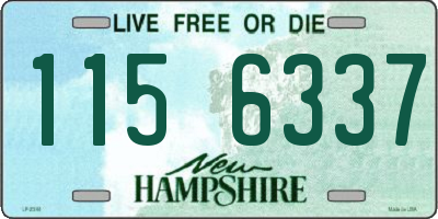 NH license plate 1156337