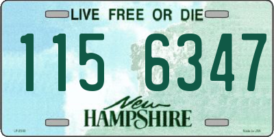 NH license plate 1156347