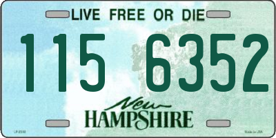 NH license plate 1156352