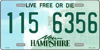 NH license plate 1156356