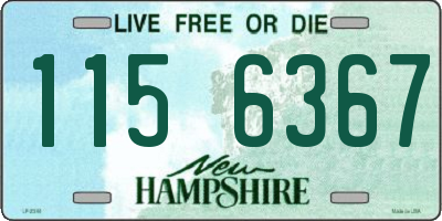 NH license plate 1156367