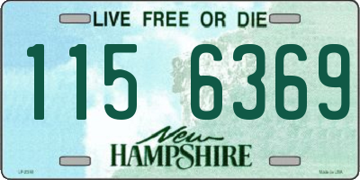NH license plate 1156369