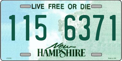 NH license plate 1156371