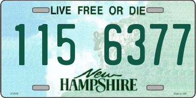 NH license plate 1156377
