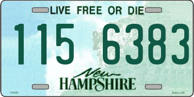 NH license plate 1156383