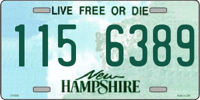 NH license plate 1156389
