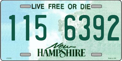 NH license plate 1156392