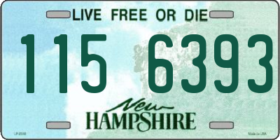 NH license plate 1156393