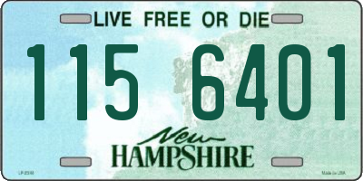 NH license plate 1156401