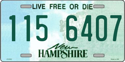 NH license plate 1156407