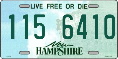 NH license plate 1156410
