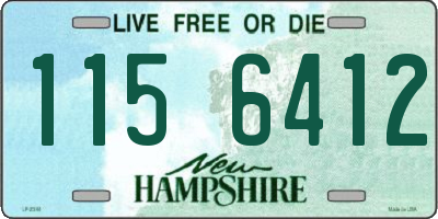 NH license plate 1156412