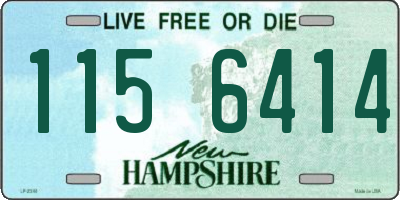 NH license plate 1156414