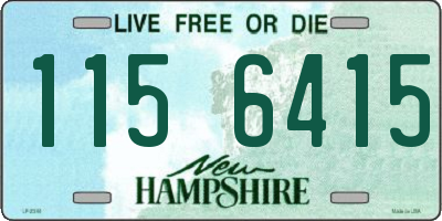 NH license plate 1156415