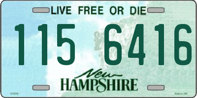 NH license plate 1156416