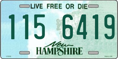 NH license plate 1156419