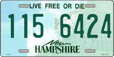 NH license plate 1156424