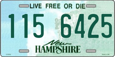 NH license plate 1156425