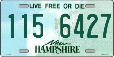 NH license plate 1156427