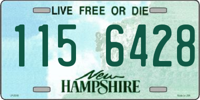 NH license plate 1156428