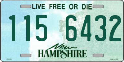 NH license plate 1156432
