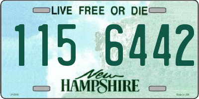 NH license plate 1156442