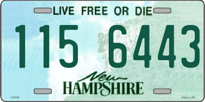 NH license plate 1156443