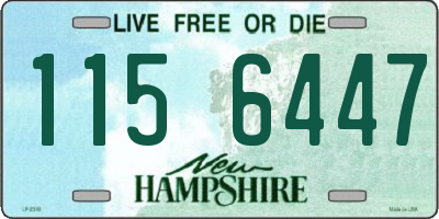 NH license plate 1156447