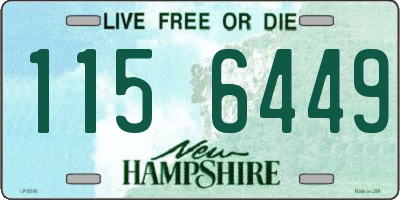 NH license plate 1156449