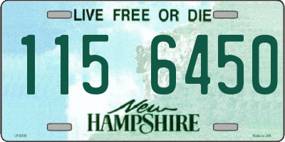 NH license plate 1156450