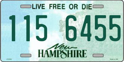 NH license plate 1156455