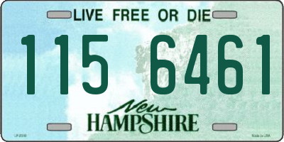 NH license plate 1156461