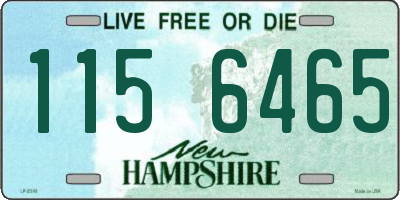 NH license plate 1156465
