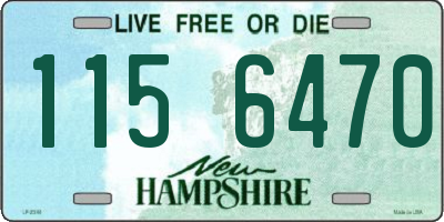 NH license plate 1156470