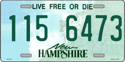 NH license plate 1156473