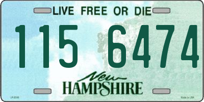 NH license plate 1156474