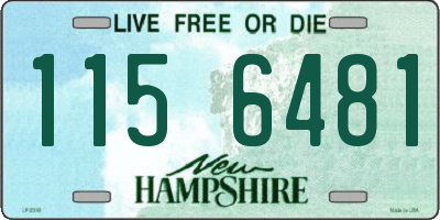 NH license plate 1156481
