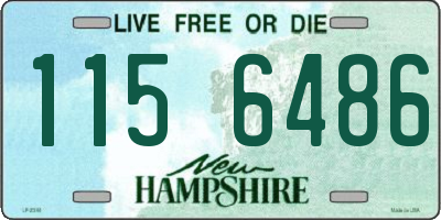 NH license plate 1156486