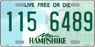 NH license plate 1156489